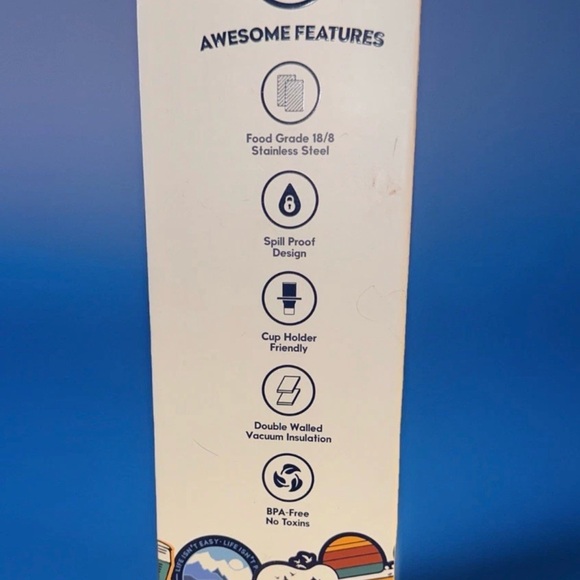 Life Is Good Blue Daisy Thermos - Picture 6 of 7